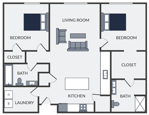 a blueprint of a floor plan of a house
